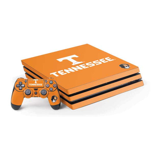 University of Tennessee-Knoxville T Logo on Orange PS4 Pro Bundle Skin
