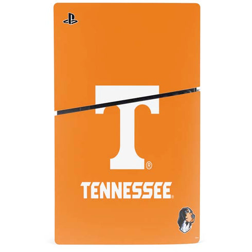 University of Tennessee-Knoxville T Logo on Orange PS5 Slim Digital Edition Bundle Skin