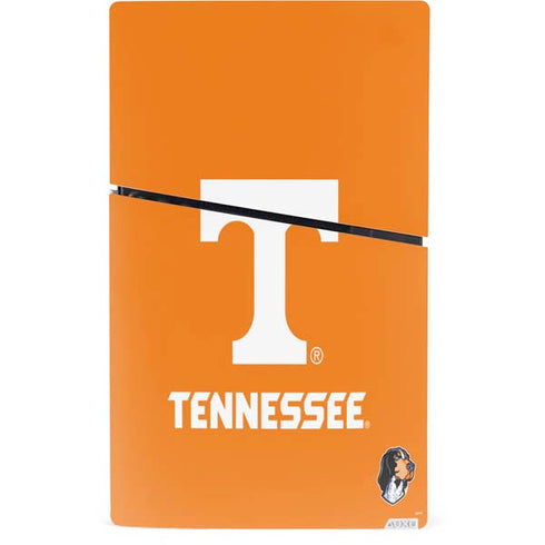 University of Tennessee-Knoxville T Logo on Orange PS5 Slim Digital Edition Console Skin