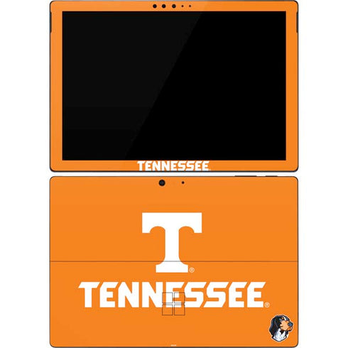 University of Tennessee-Knoxville T Logo on Orange Surface Pro 7 Skin