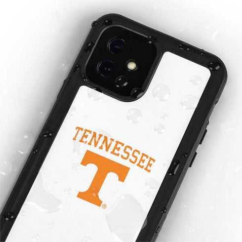 University of Tennessee-Knoxville Collegiate Text iPhone 12 Mini Waterproof Case
