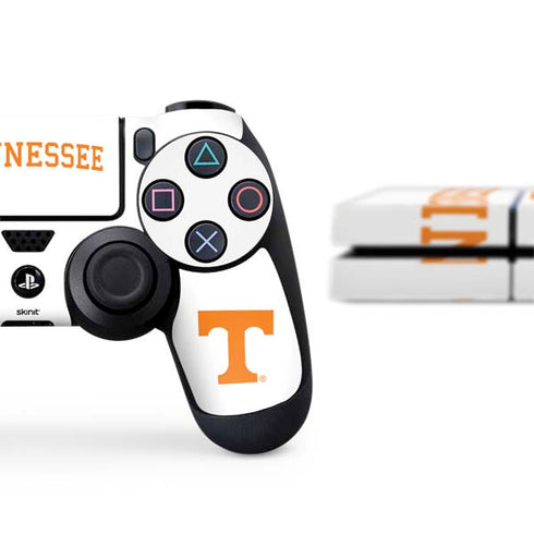 University of Tennessee-Knoxville Collegiate Text PS4 Console and Controller Bundle Skin