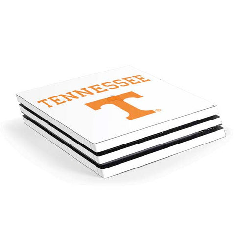 University of Tennessee-Knoxville Collegiate Text PS4 Pro Console Skin