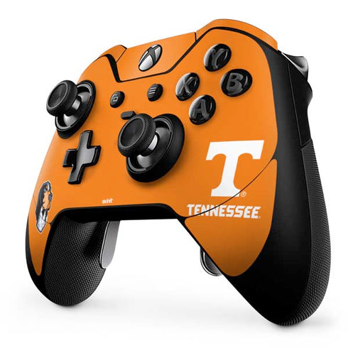 University of Tennessee-Knoxville T Logo on Orange Xbox One Elite Controller Skin