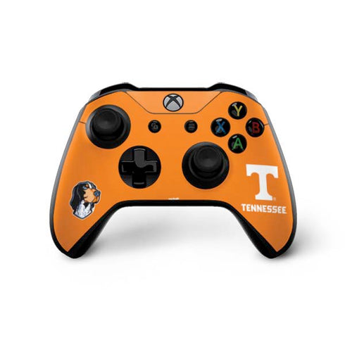 University of Tennessee-Knoxville T Logo on Orange Xbox One X Controller Skin