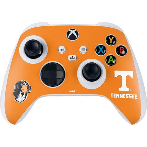 University of Tennessee-Knoxville T Logo on Orange Xbox Series S Controller Skin