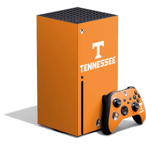 University of Tennessee-Knoxville T Logo on Orange Xbox Series X Bundle Skin