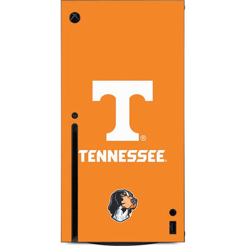 University of Tennessee-Knoxville T Logo on Orange Xbox Series X Console Skin