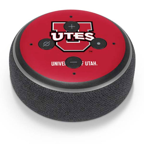 University of Utah Block U Amazon Echo Dot 3 Skin