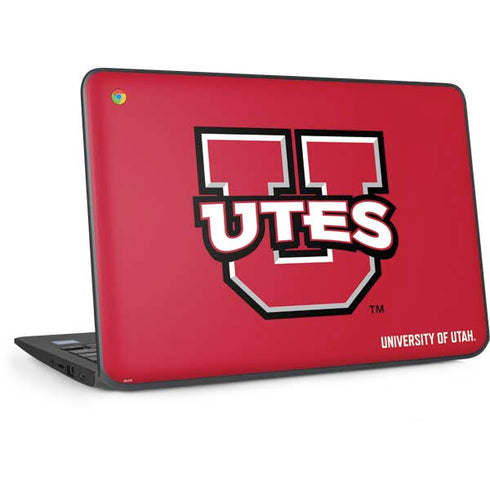 University of Utah Block U HP Chromebook Skin