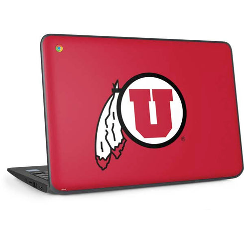 University of Utah Logo HP Chromebook Skin