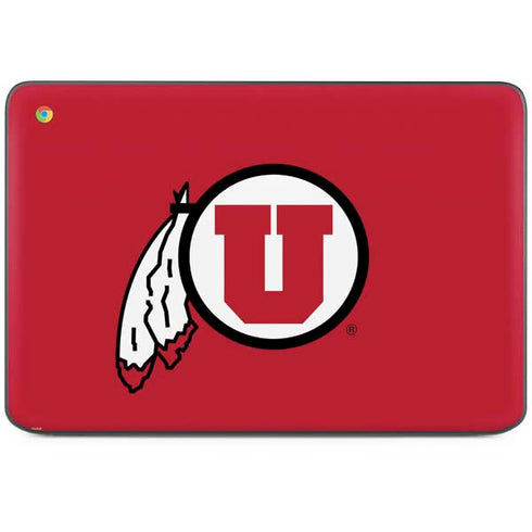 University of Utah Logo HP Chromebook Skin