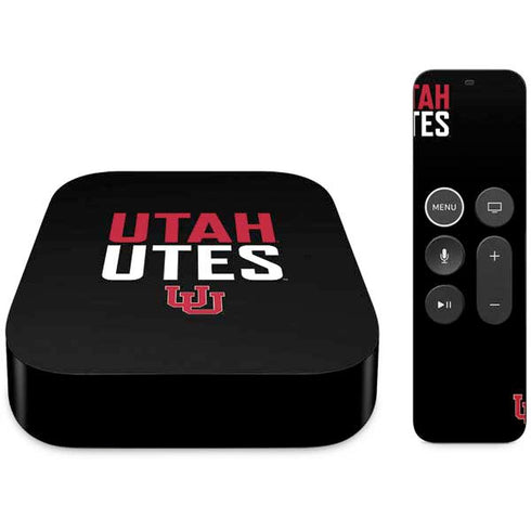 University of Utah Interlocking U Apple TV 4K Skin