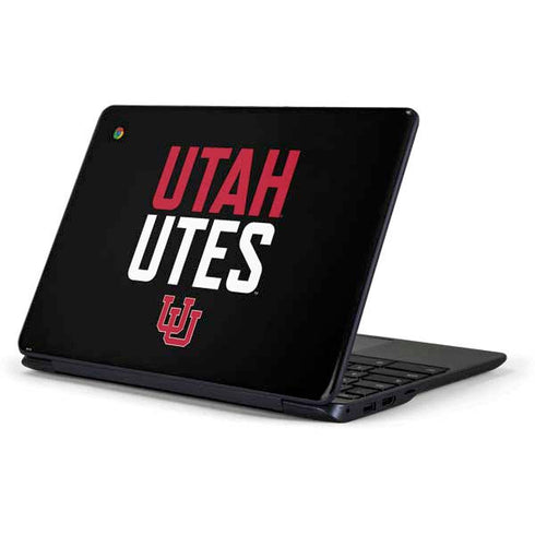 University of Utah Interlocking U Chromebook 3 11.6in 500c13-k01 Skin