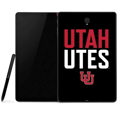 University of Utah Interlocking U Galaxy Tab S4 (2018) Skin