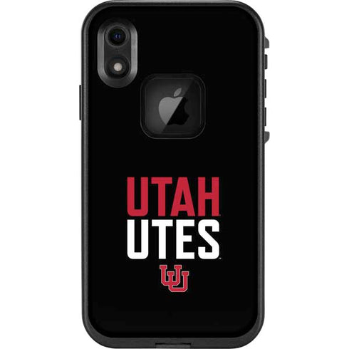 University of Utah Interlocking U LifeProof Fre iPhone XR Skin
