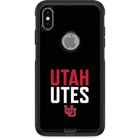 University of Utah Interlocking U OtterBox Commuter iPhone XS Max Skin