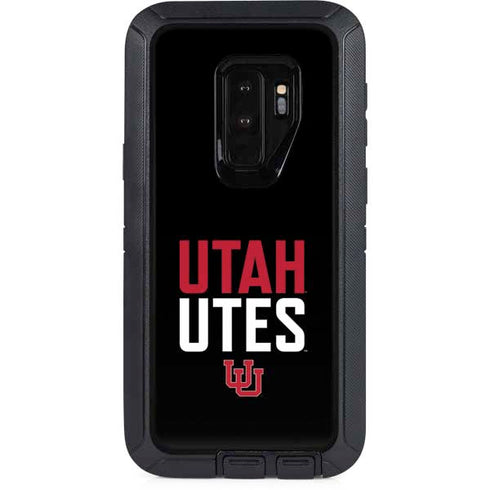 University of Utah Interlocking U OtterBox Defender Galaxy S9 Plus Skin