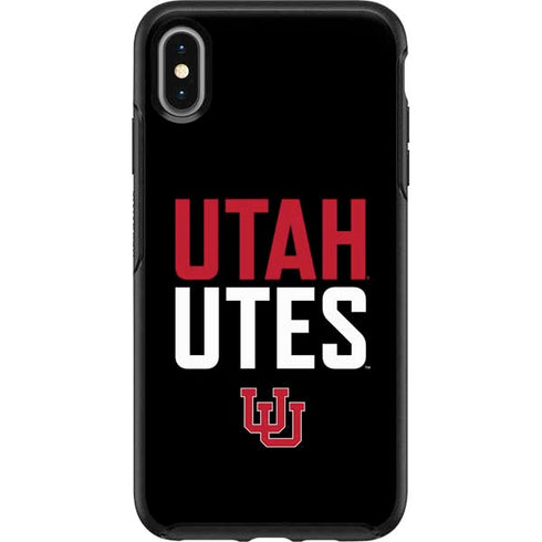 University of Utah Interlocking U OtterBox Symmetry iPhone XS Max Skin