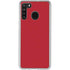 Upsdell Red Galaxy A21 Clear Case