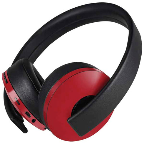 Upsdell Red PlayStation 4 Gold Wireless Headset Skin