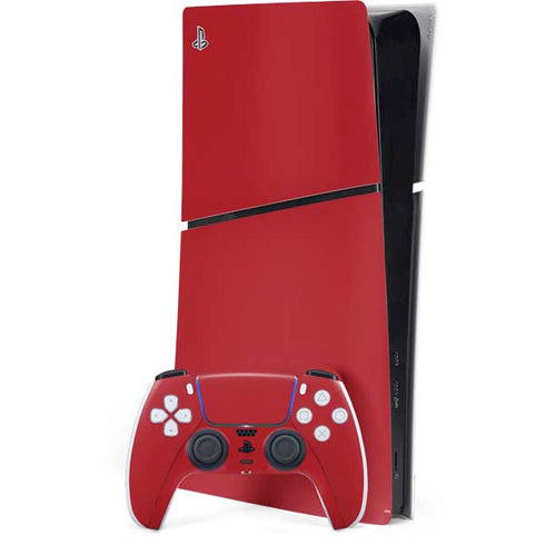Upsdell Red PS5 Slim Digital Edition Bundle Skin