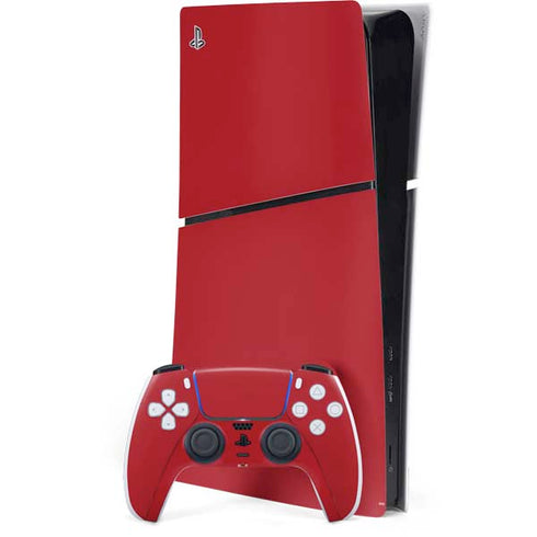 Upsdell Red PS5 Slim Digital Edition Console Skin