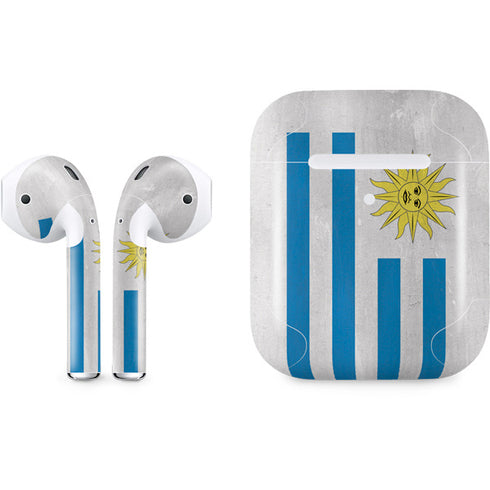 Uraguay Flag Distressed Apple AirPods 2 Skin