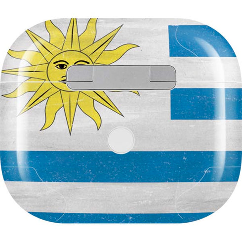 Uraguay Flag Distressed Apple AirPods (3rd Gen 2021) Skin