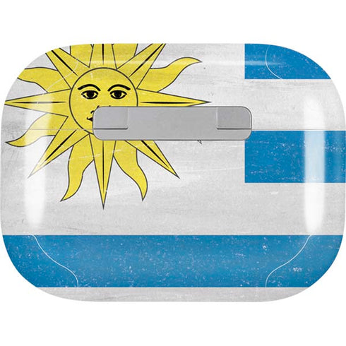 Uraguay Flag Distressed Apple AirPods Pro Skin