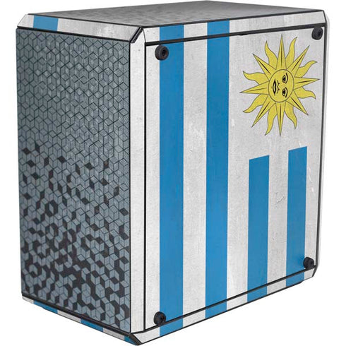 Uraguay Flag Distressed Cooler Master MasterBox Q300L Mini Tower Skin