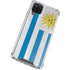 Uraguay Flag Distressed Galaxy A12 Clear Case