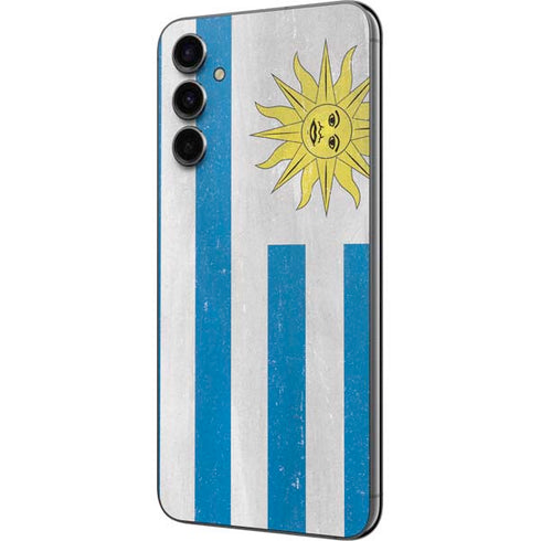 Uraguay Flag Distressed Galaxy A14 5G Skin
