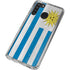 Uraguay Flag Distressed Galaxy A21 Clear Case