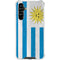Uraguay Flag Distressed Galaxy A54 5G Clear Case