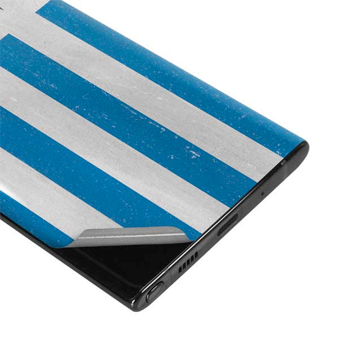 Uraguay Flag Distressed Galaxy Note 10 Skin