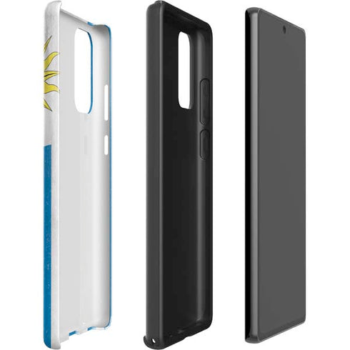 Uraguay Flag Distressed Galaxy Note20 5G Pro Case
