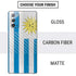 Uraguay Flag Distressed Galaxy Note20 5G Skin