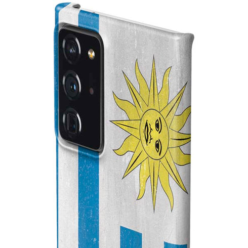 Uraguay Flag Distressed Galaxy Note20 Ultra 5G Lite Case