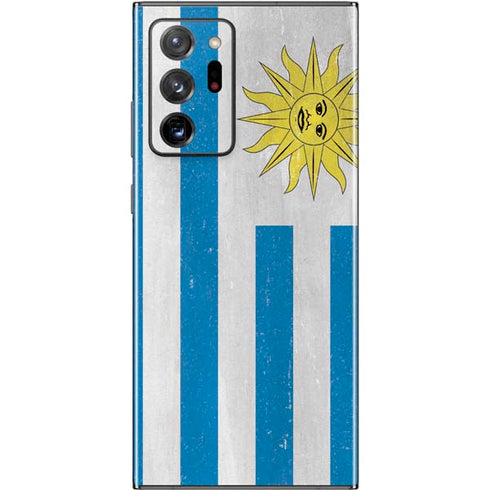 Uraguay Flag Distressed Galaxy Note20 Ultra 5G Skin
