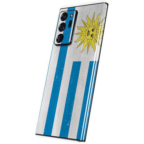 Uraguay Flag Distressed Galaxy Note20 Ultra 5G Skin