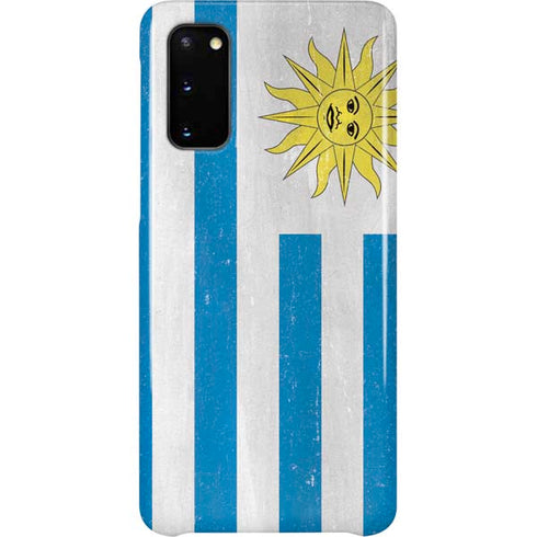 Uraguay Flag Distressed Galaxy S20 Lite Case