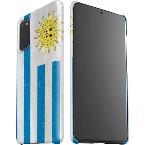 Uraguay Flag Distressed Galaxy S20 Lite Case