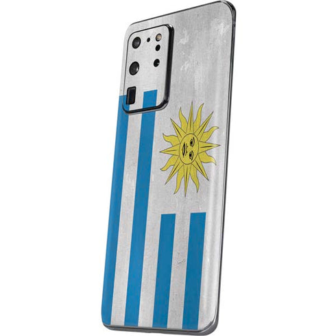 Uraguay Flag Distressed Galaxy S20 Ultra 5G Skin