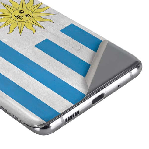 Uraguay Flag Distressed Galaxy S20 Ultra 5G Skin