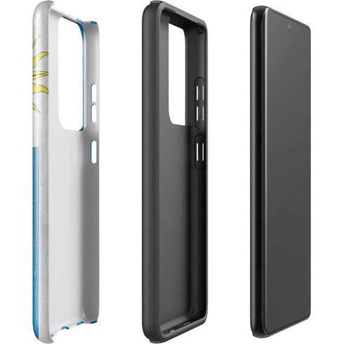 Uraguay Flag Distressed Galaxy S21 Ultra 5G Pro Case