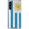 Uraguay Flag Distressed Galaxy S23 FE Clear Case