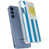 Uraguay Flag Distressed Galaxy S24 Clear Case