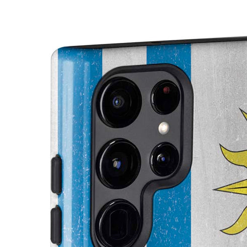 Uraguay Flag Distressed Galaxy S24 Ultra Impact Case