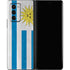 Uraguay Flag Distressed Galaxy Z Fold2 5G Skin